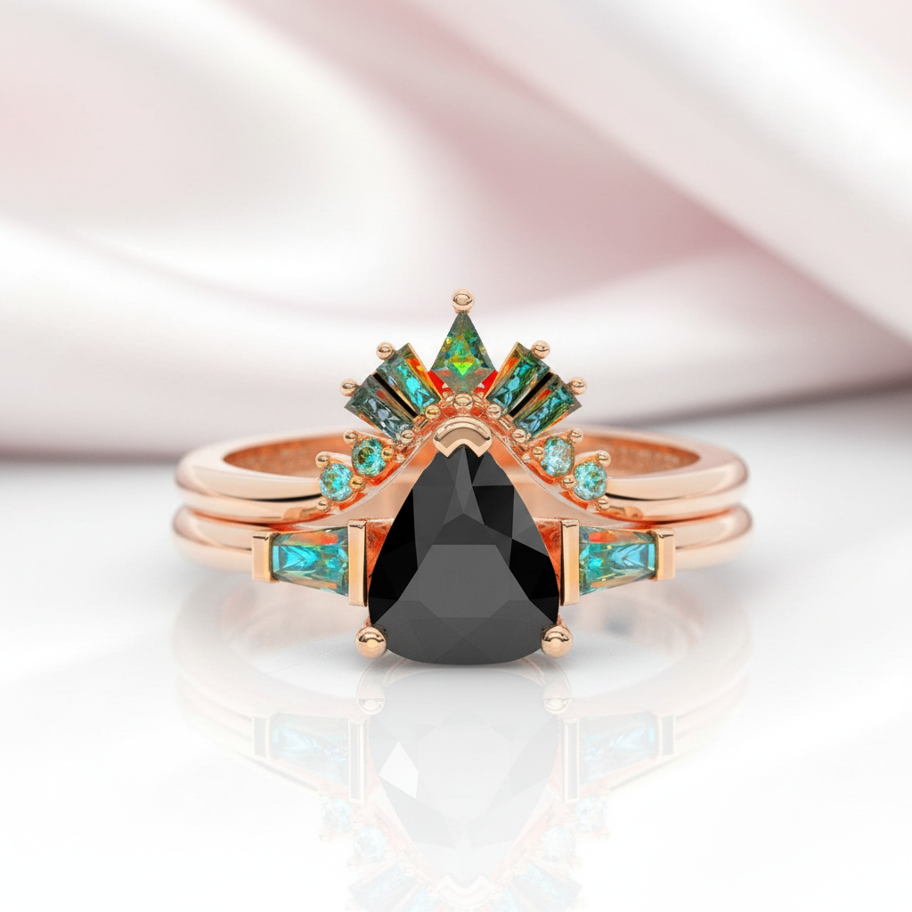 Assasin's Romance Engagement Ring (Women)- 14k Yellow Gold Video Game Inspired Rings