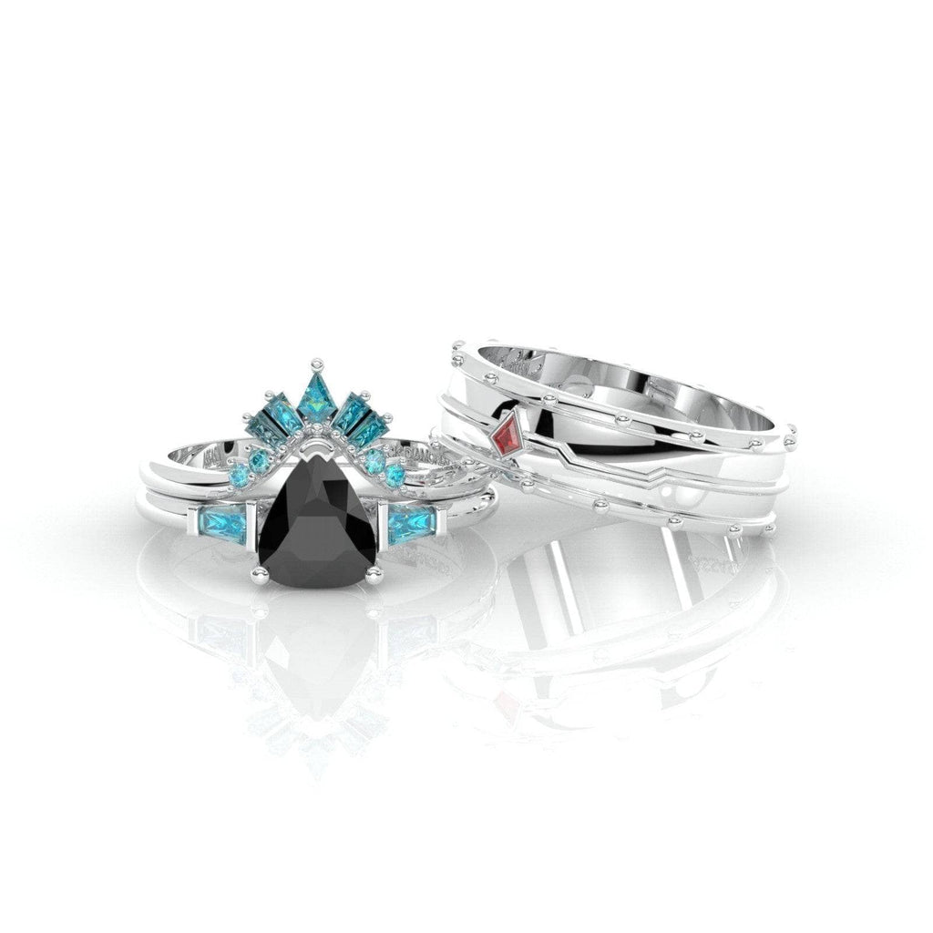 Assasin's Romance Engagement Ring (Women)- 14k Yellow Gold Video Game Inspired Rings