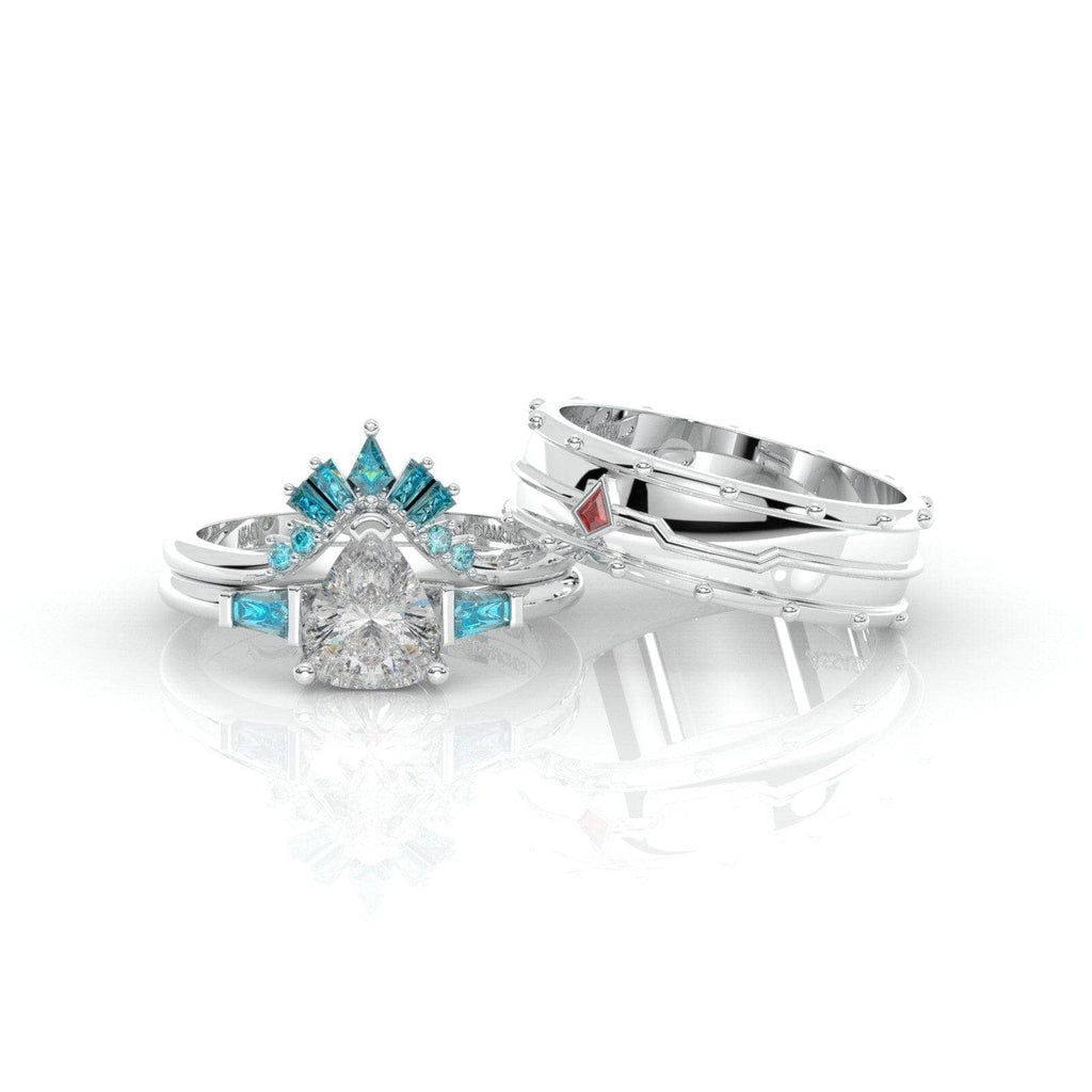Assasin's Romance Engagement Ring (Women)- 14k Yellow Gold Video Game Inspired Rings
