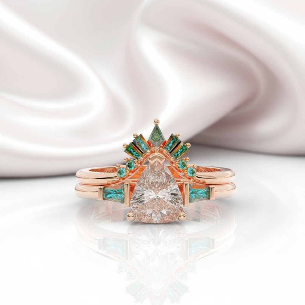 Assasin's Romance Engagement Ring (Women)- 14k Yellow Gold Video Game Inspired Rings