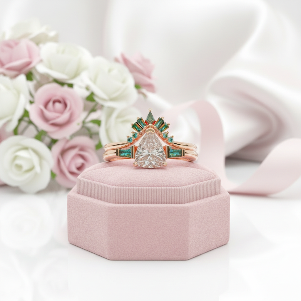 Assasin's Romance Engagement Ring (Women)- 14k Yellow Gold Video Game Inspired Rings