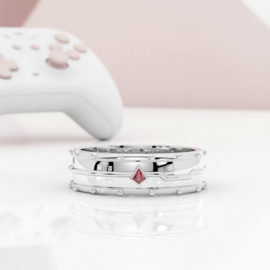 Assasin's Romance (Unisex)- 14k Yellow Gold Video Game Inspired Rings
