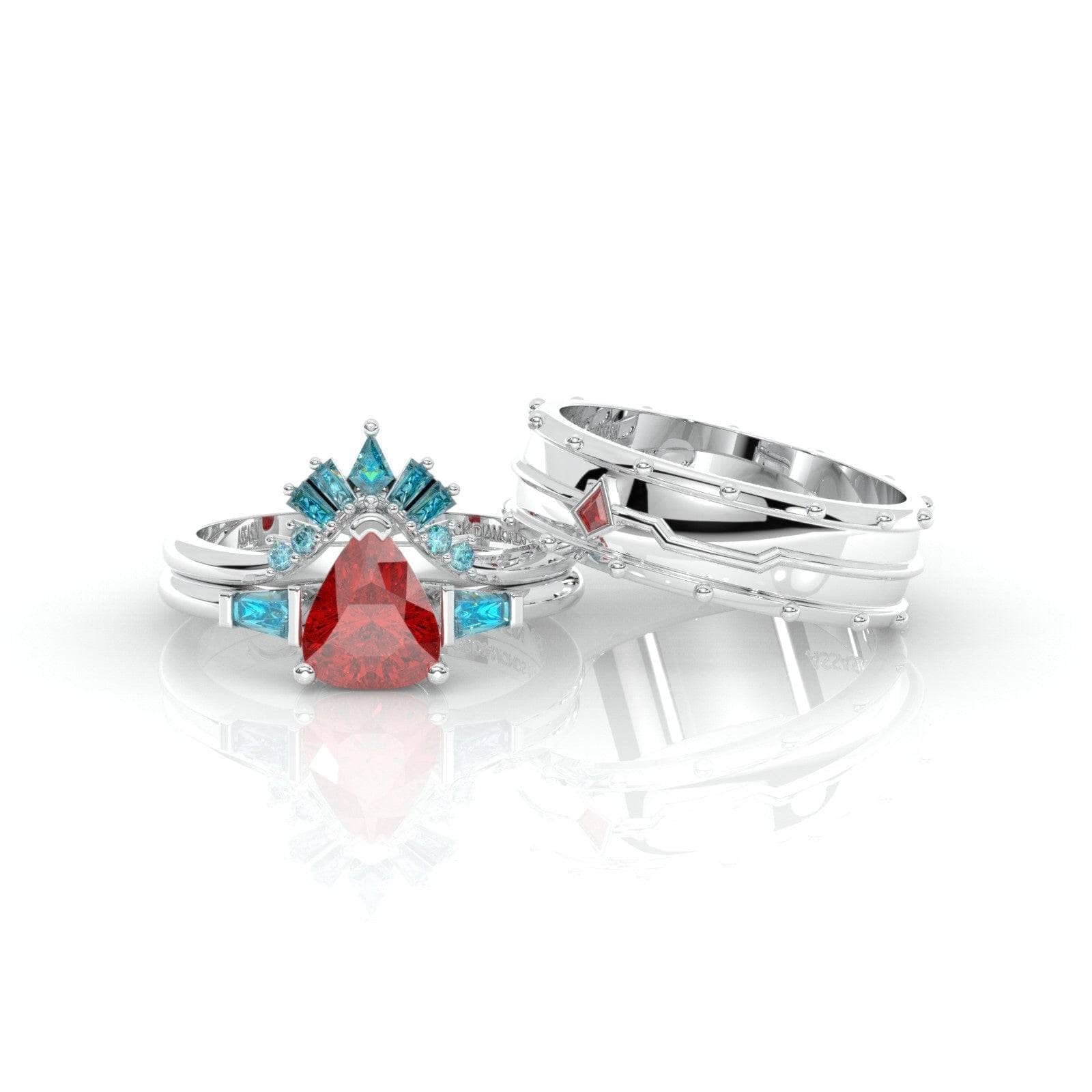 Assasin's Romance (Unisex)- 14k Yellow Gold Video Game Inspired Rings