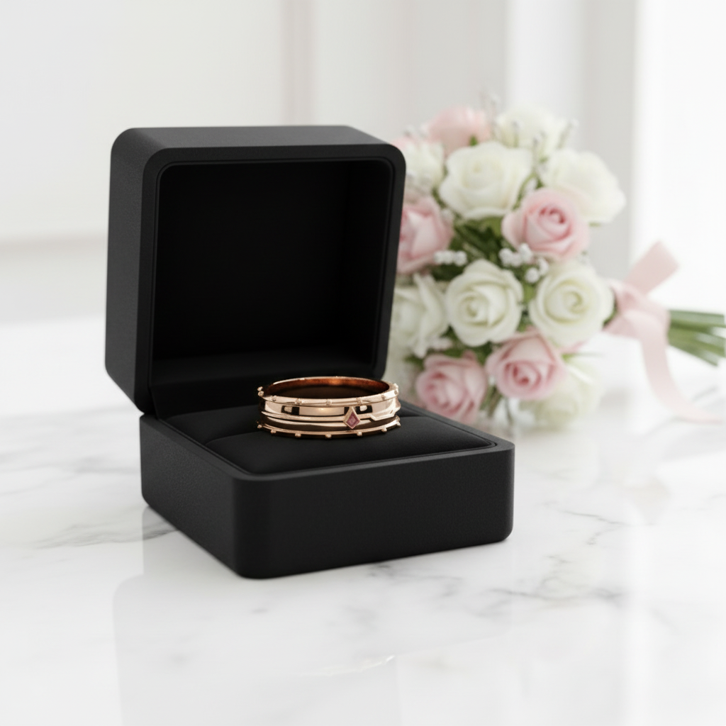 Assasin's Romance (Unisex)- 14k Yellow Gold Video Game Inspired Rings