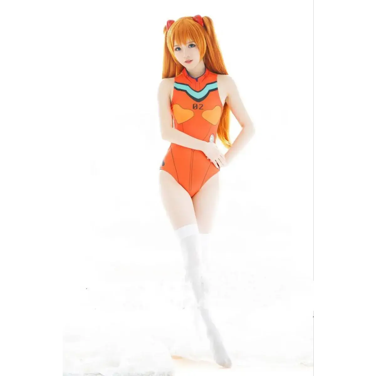 D.VA, Mercy, Asuka Cosplay Swimsuit