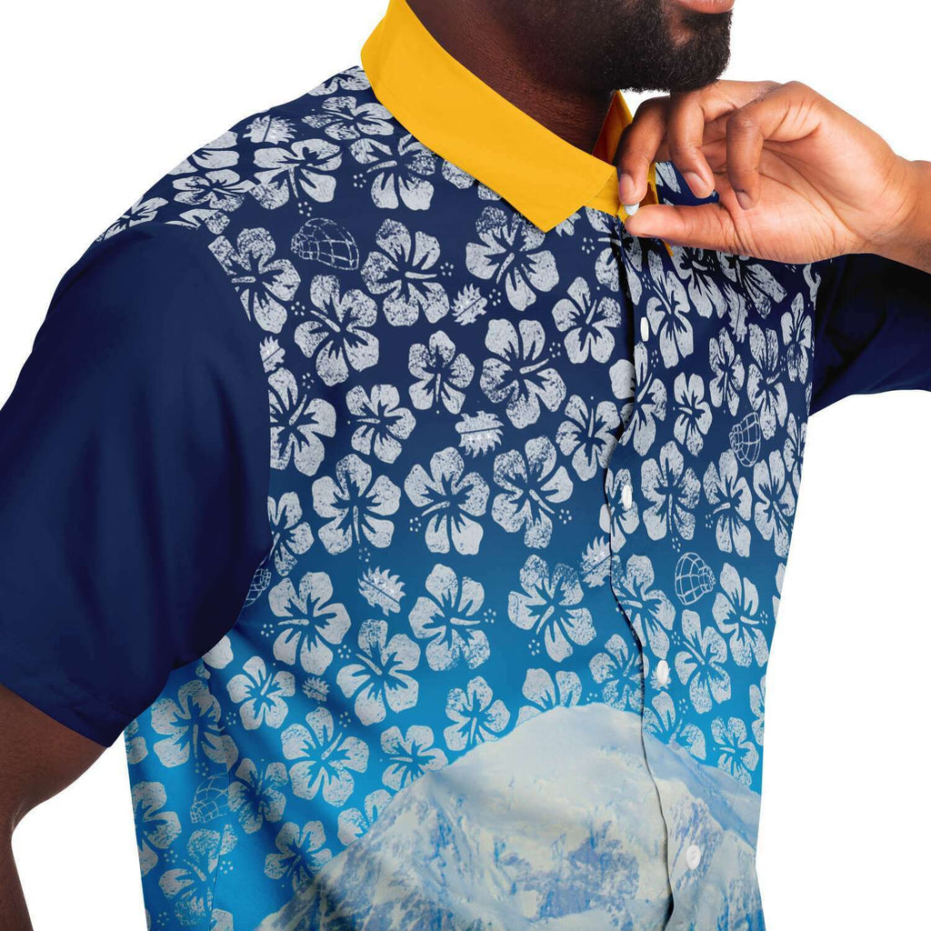 Alaska Libertarian Hawaiian Shirt - With Igloos and Porcupines