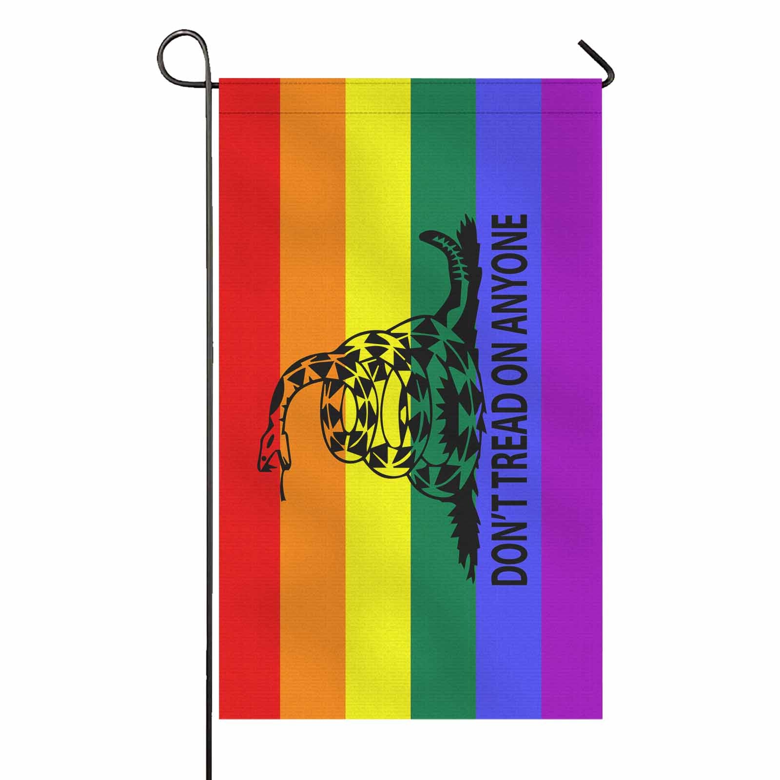 Don't Tread - LGBT  Two Sided Flag