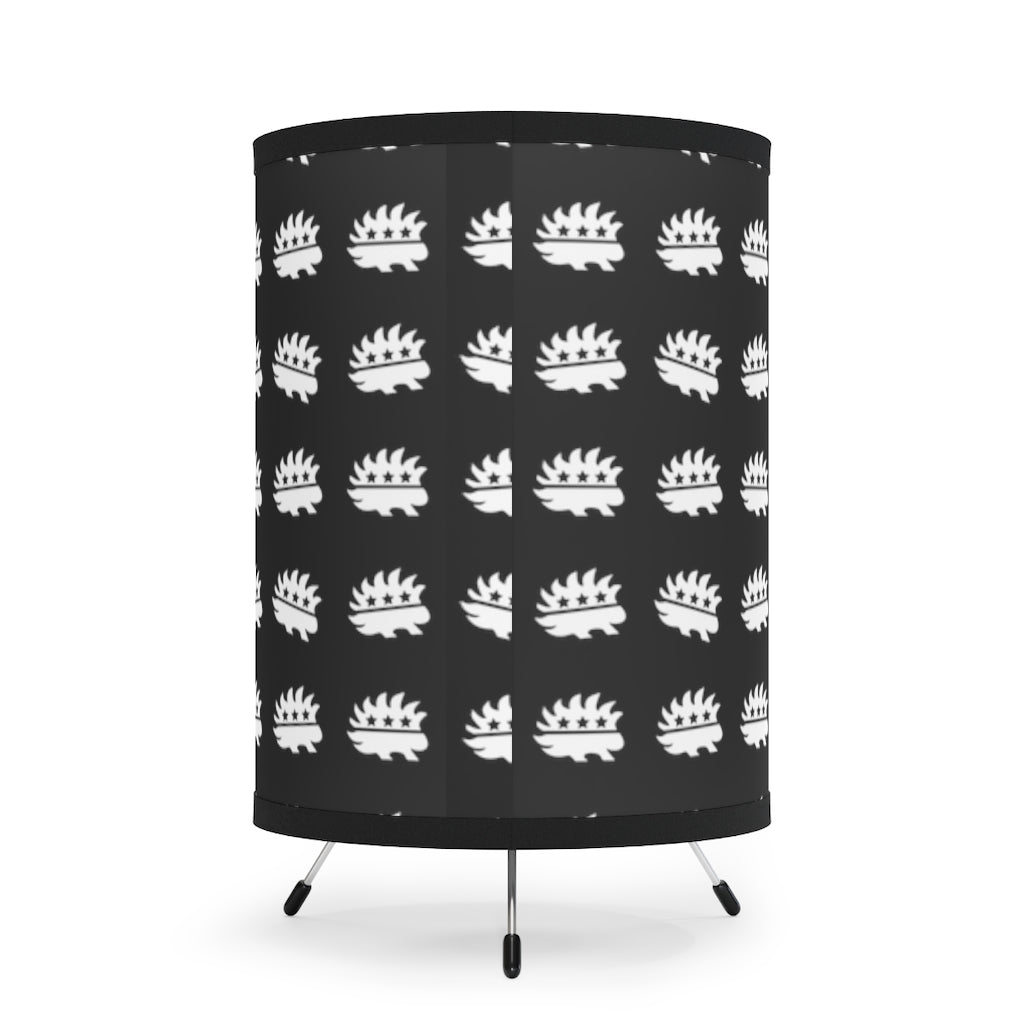 Porcupine Tripod Lamp with High-Res Printed Shade, US\CA plug