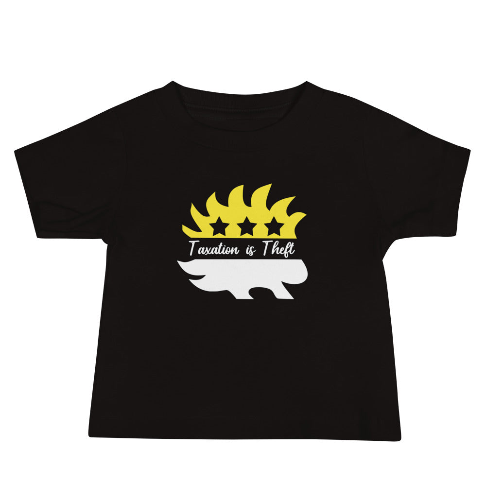 Taxation is Theft Porcupine Baby Jersey Short Sleeve Tee