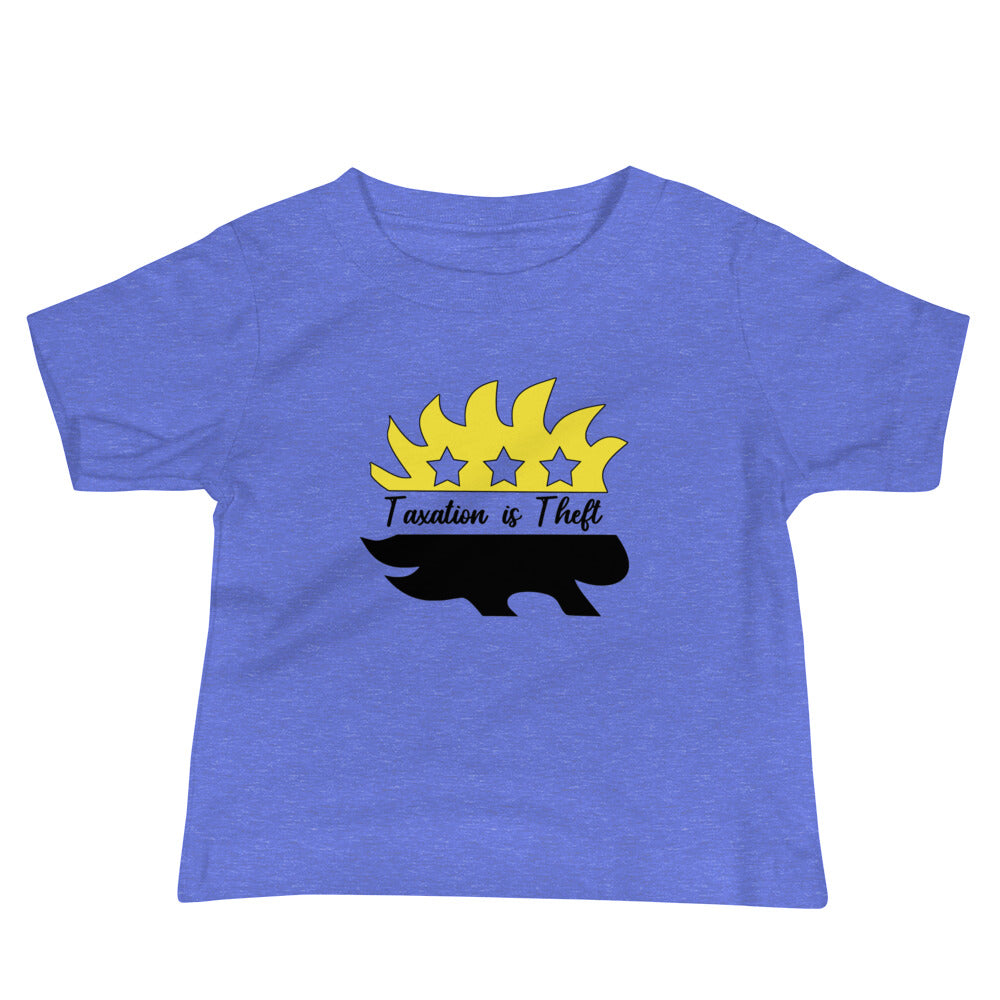 Taxation is Theft Porcupine Baby Jersey Short Sleeve Tee