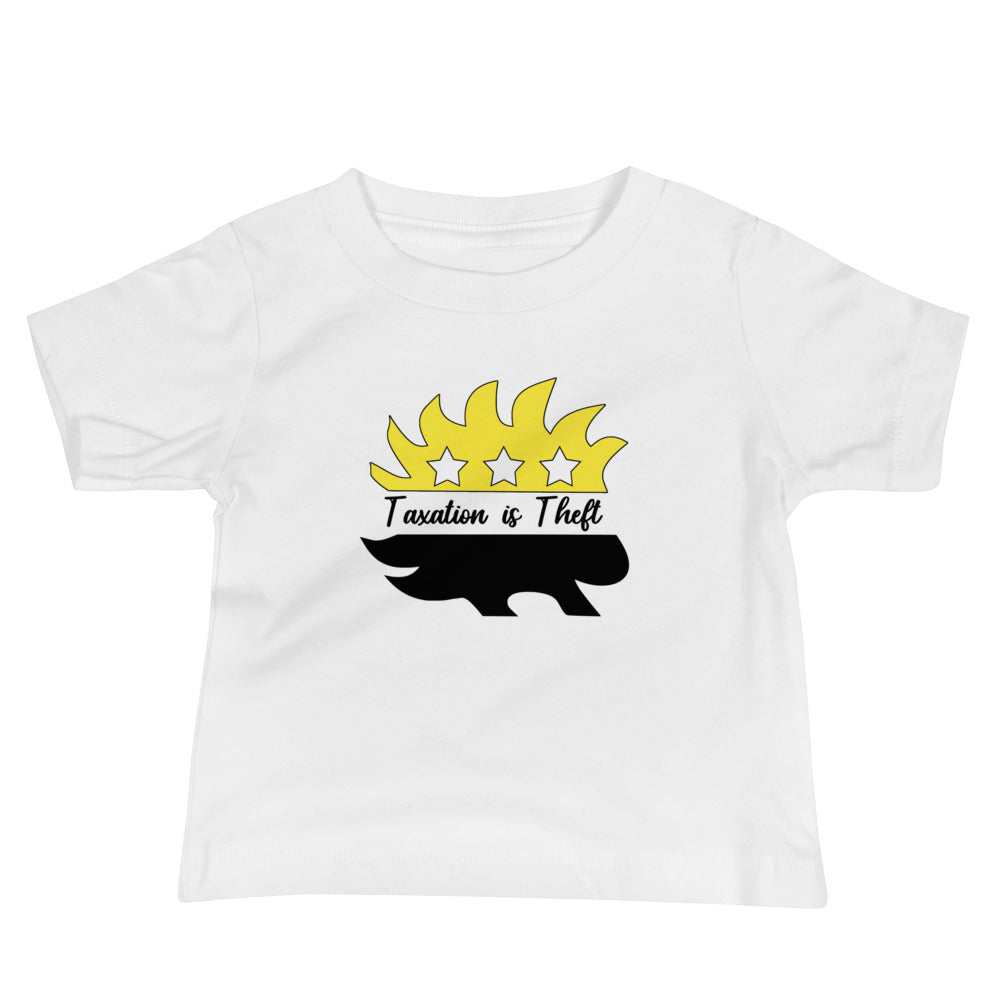 Taxation is Theft Porcupine Baby Jersey Short Sleeve Tee