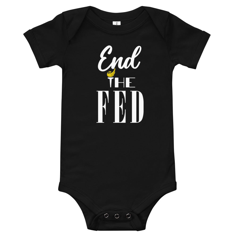 End the Fed Baby short sleeve one piece