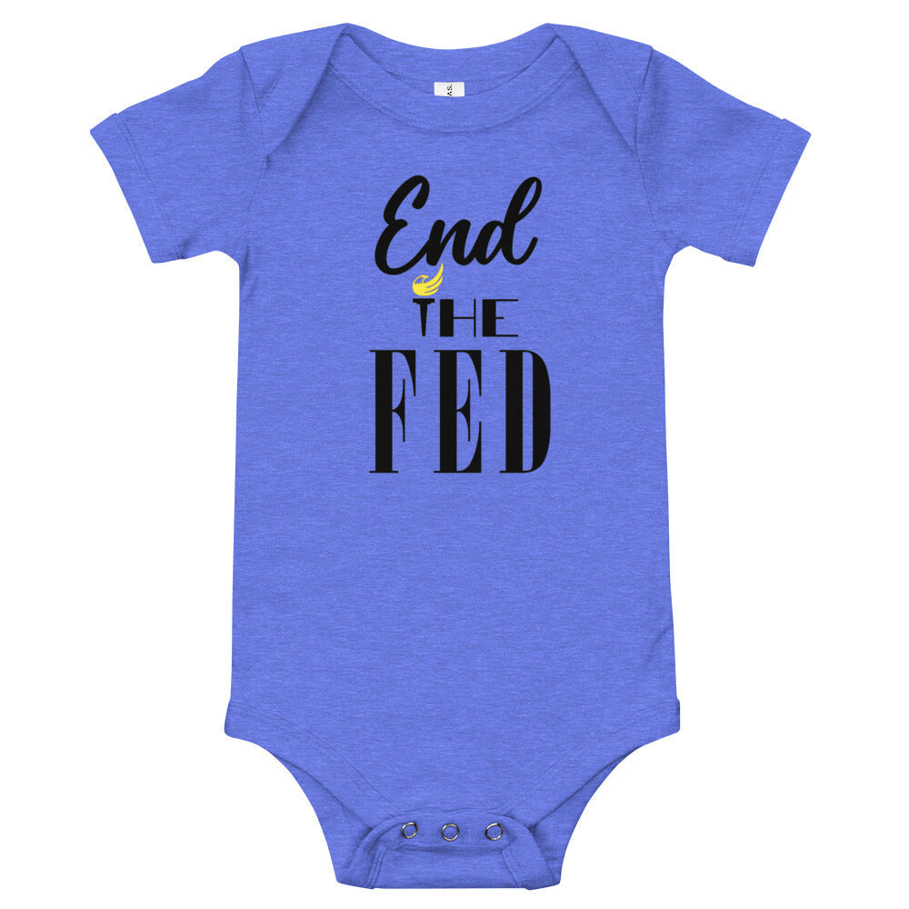 End the Fed Baby short sleeve one piece