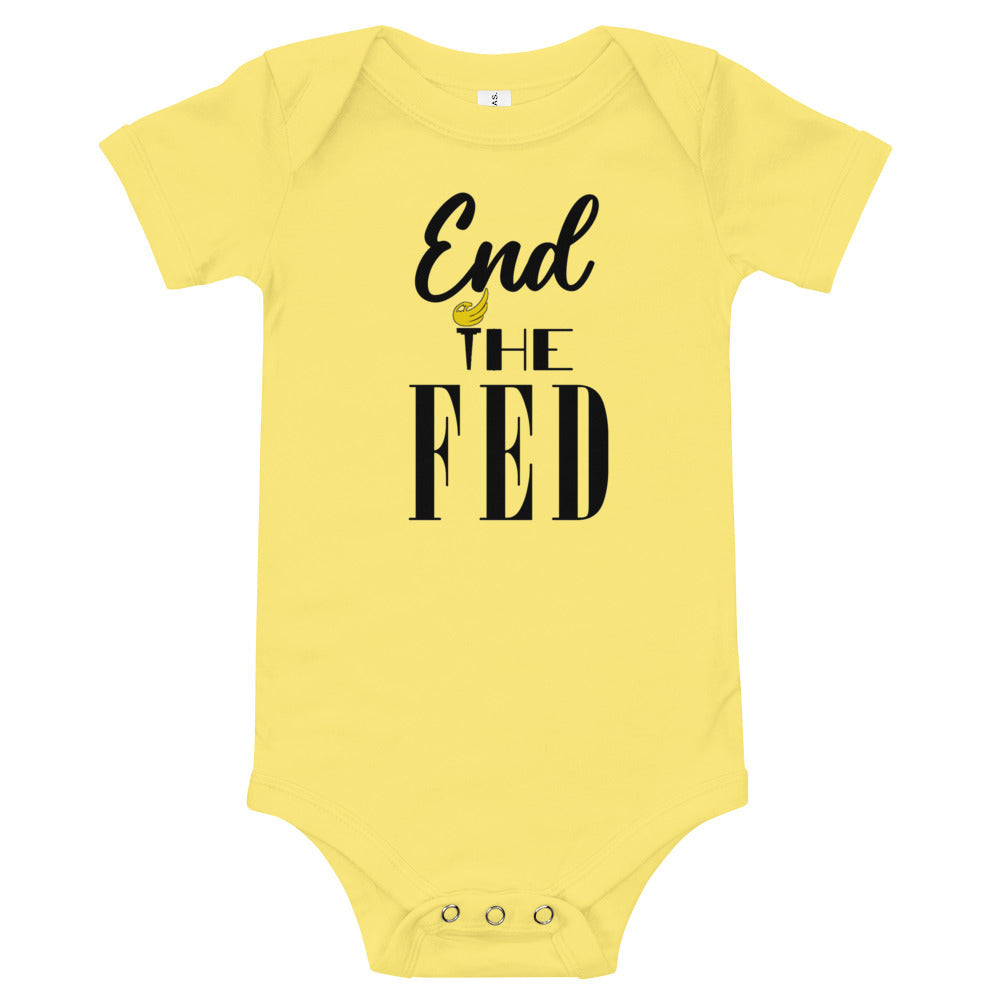 End the Fed Baby short sleeve one piece