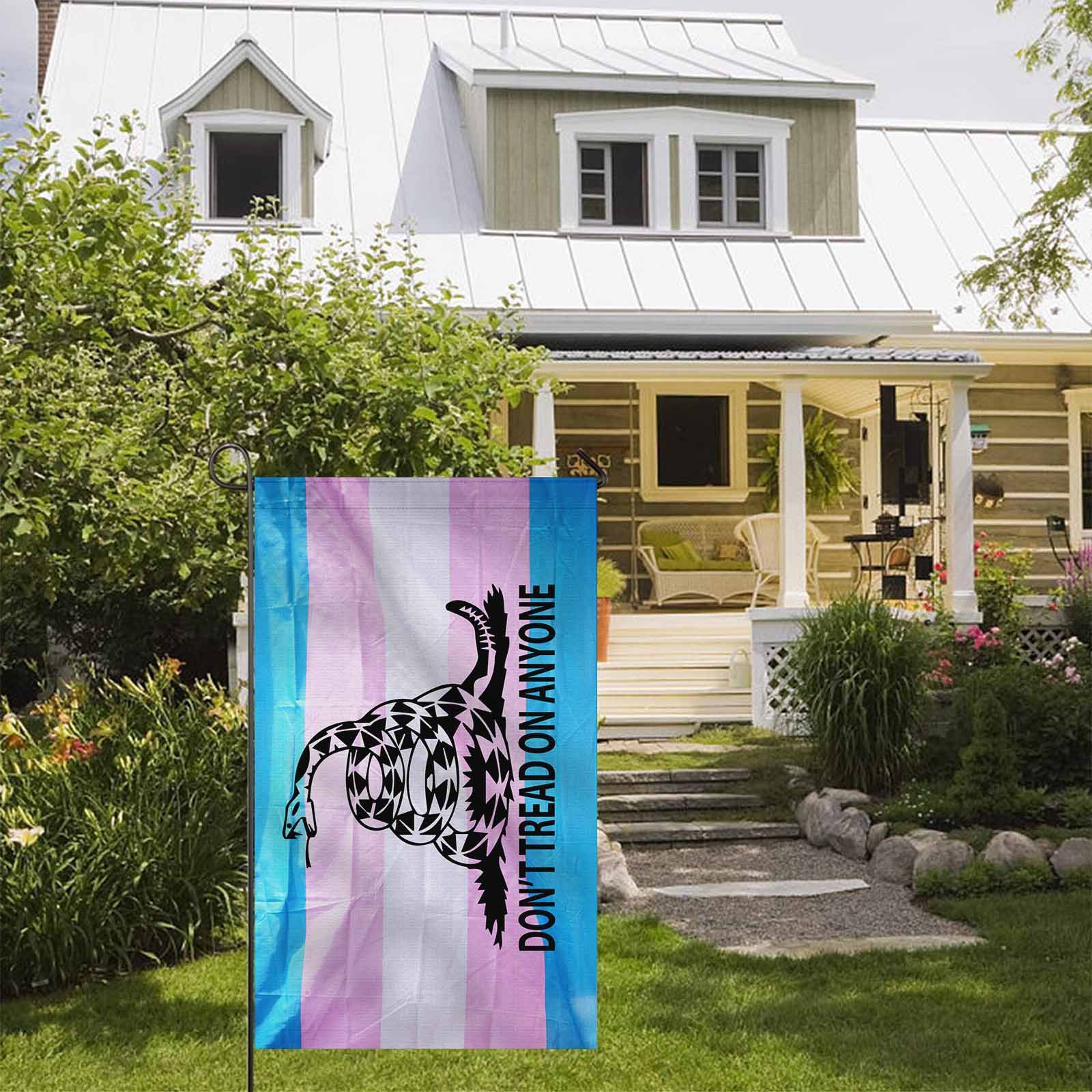 Don't Tread on Anyone Trans  Two Sided Flag