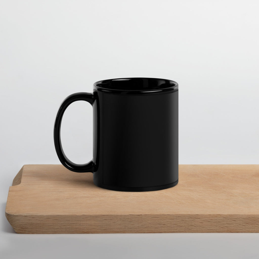 A lie doesn't become truth... Booker T Washington Black Glossy Mug