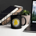 LP Alabama Dare Defend our Rights Black Glossy Mug