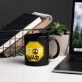 Stop War - Arizona Libertarian Party Black Glossy Mug