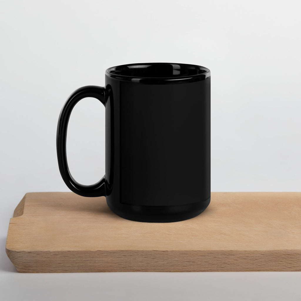 A lie doesn't become truth... Booker T Washington Black Glossy Mug