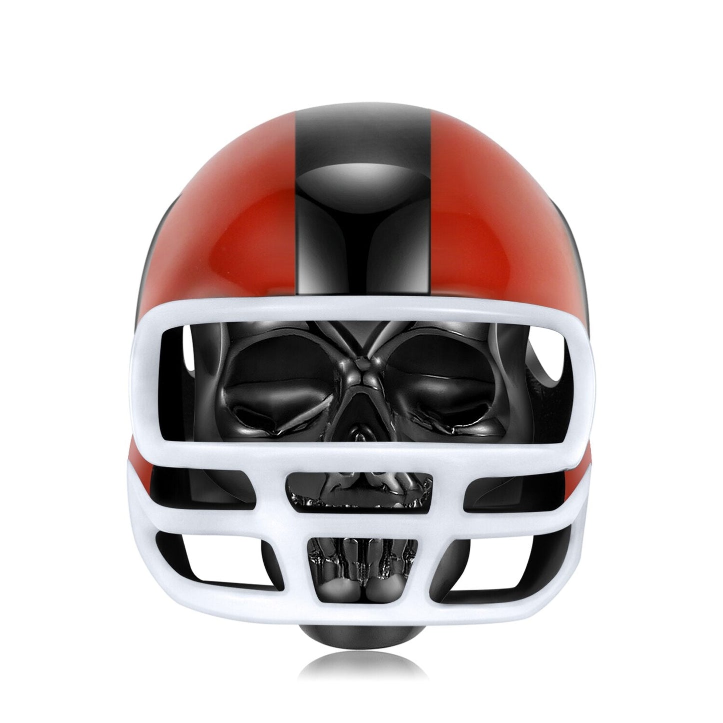Black Skull and Helmet Gothic DIY Charm