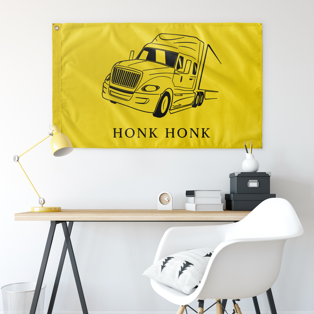 Honk Honk Trucker Protest (don't Tread) Single-Sided Flag