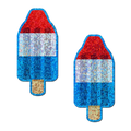 Pastease: Bomb Pop Glittering Red, White & Blue USA Ice Pop Pasties