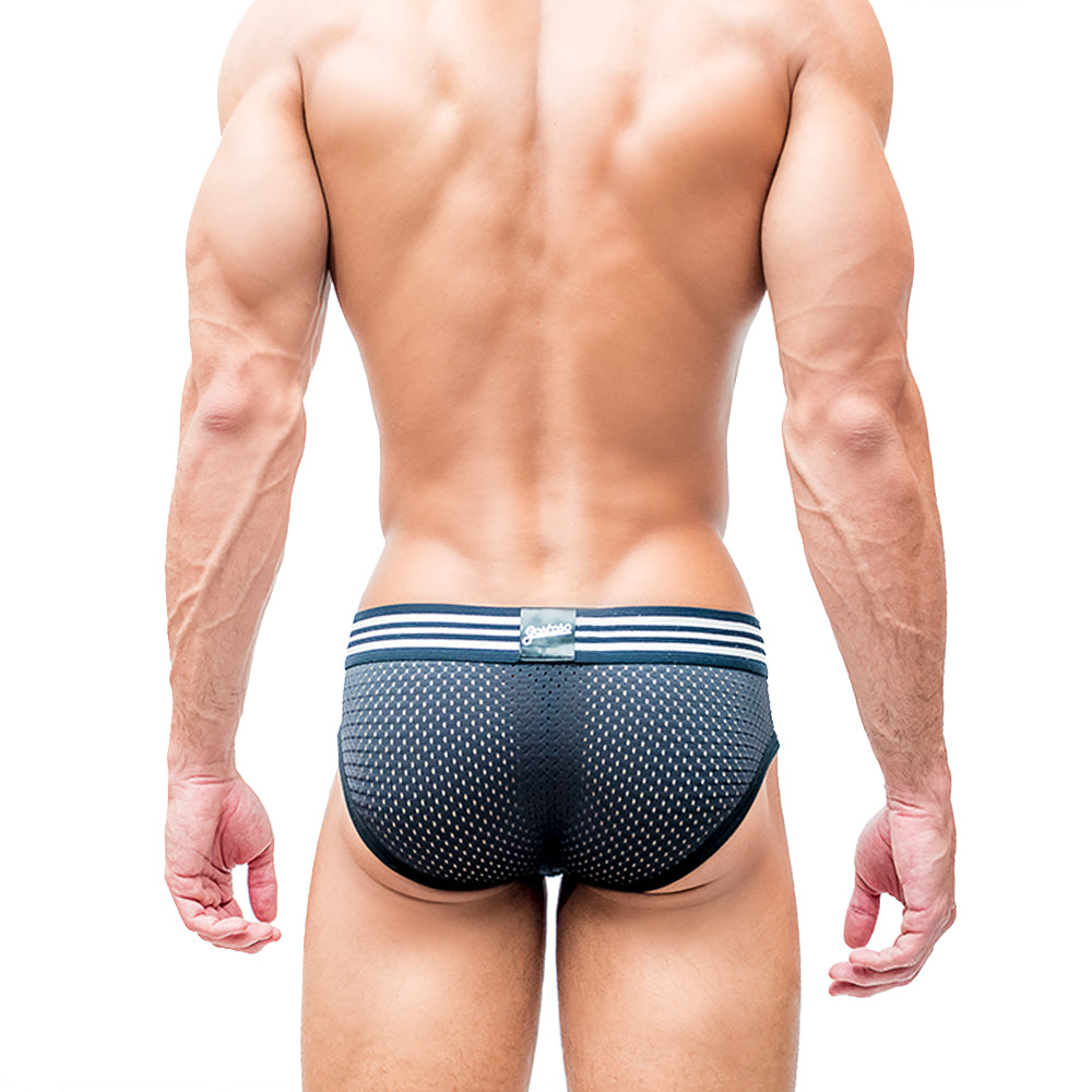 Gostoso Underwear - Mesh Brief Black Underwear