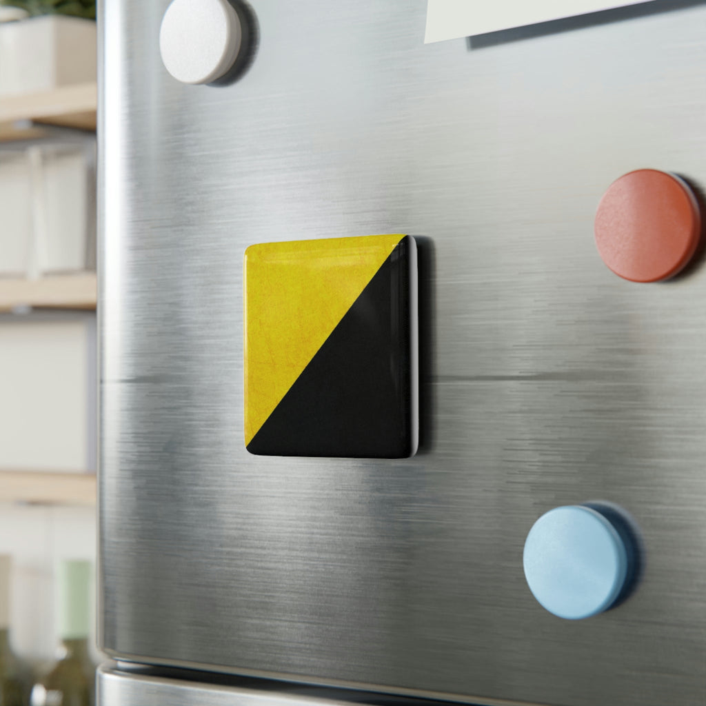 Ancap Porcelain Magnet, Square
