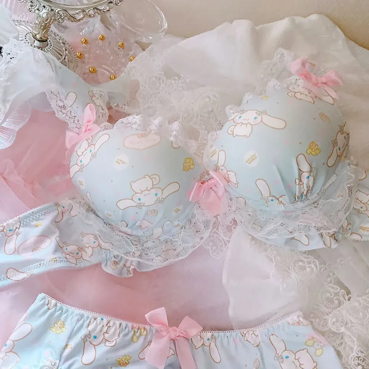 Harajuku Kawaii Cinnamoroll Lingerie Set
