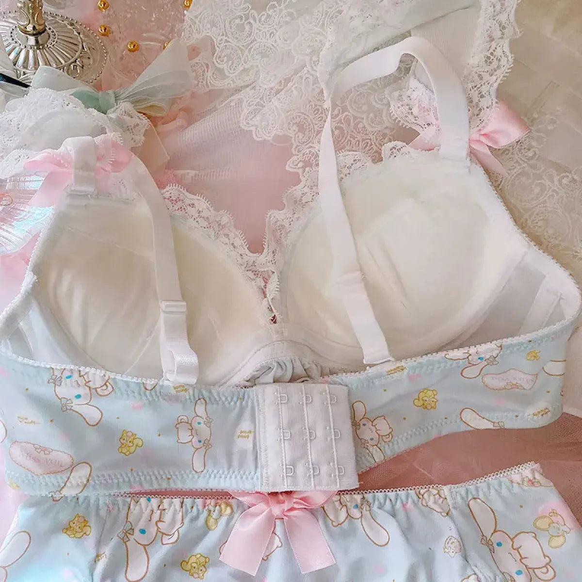 Harajuku Kawaii Cinnamoroll Lingerie Set