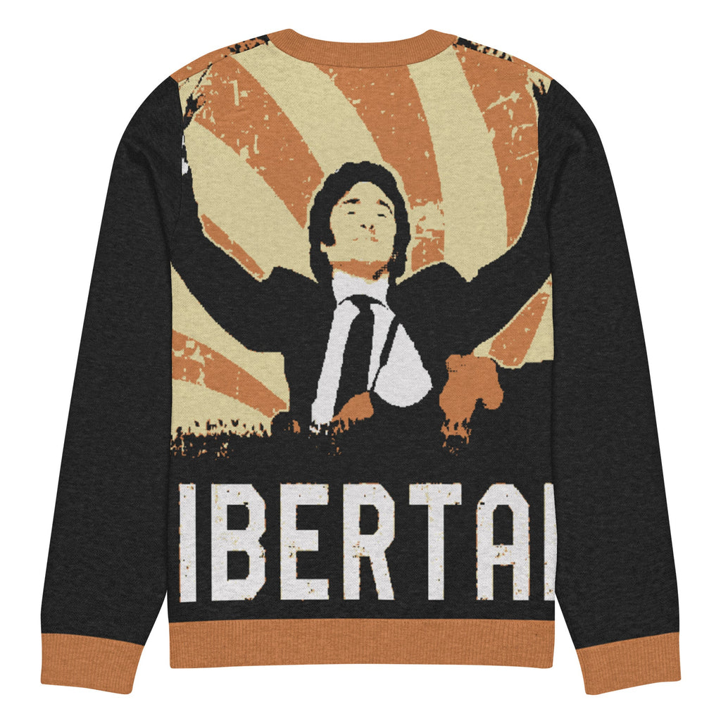Libertad Javier Milei Knitted Ugly Christmas Sweater