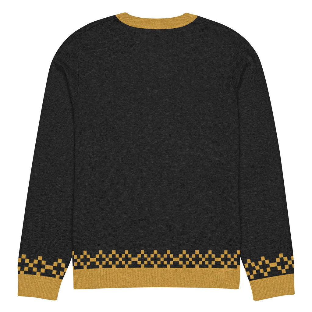 Knitted crew neck sweater