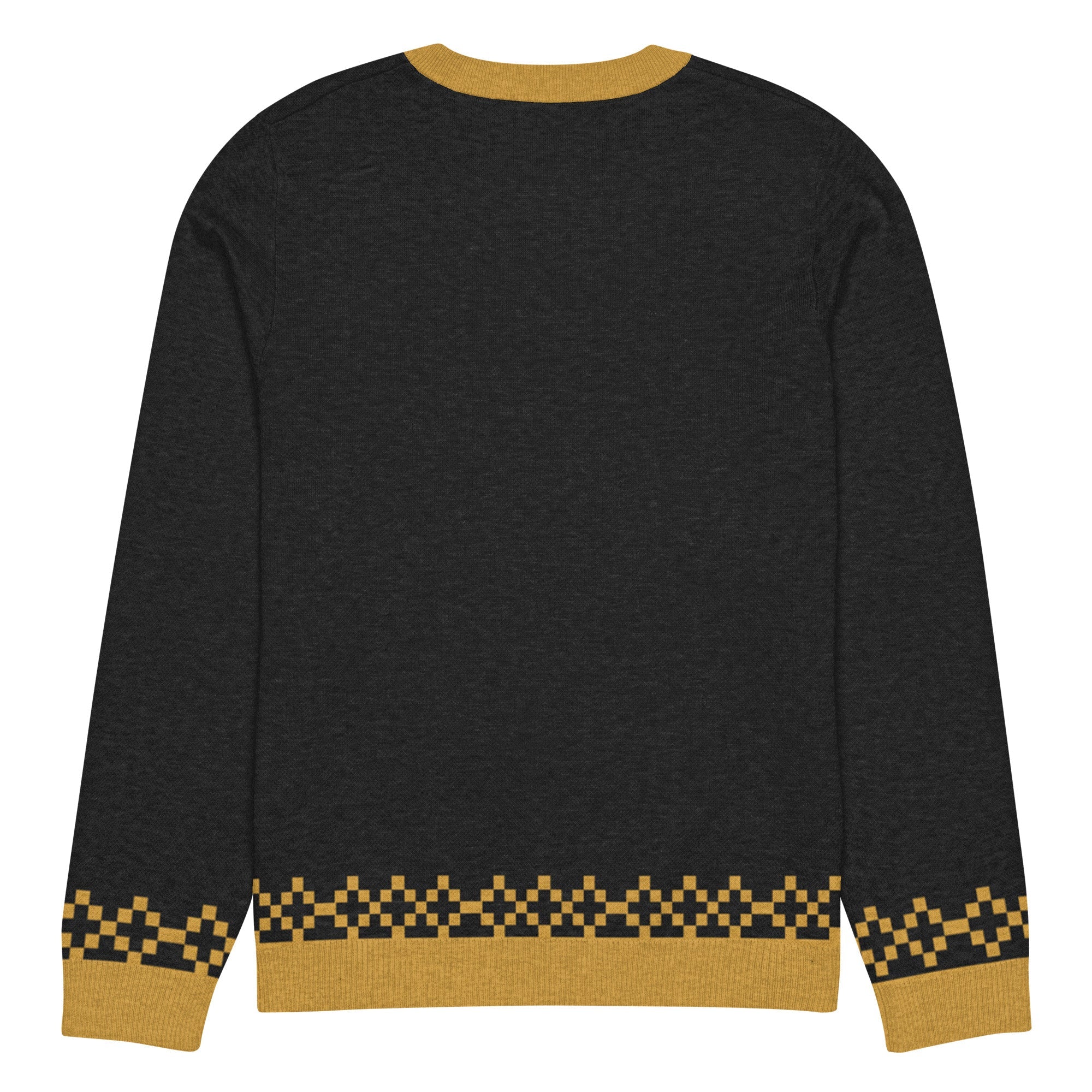 Knitted crew neck sweater