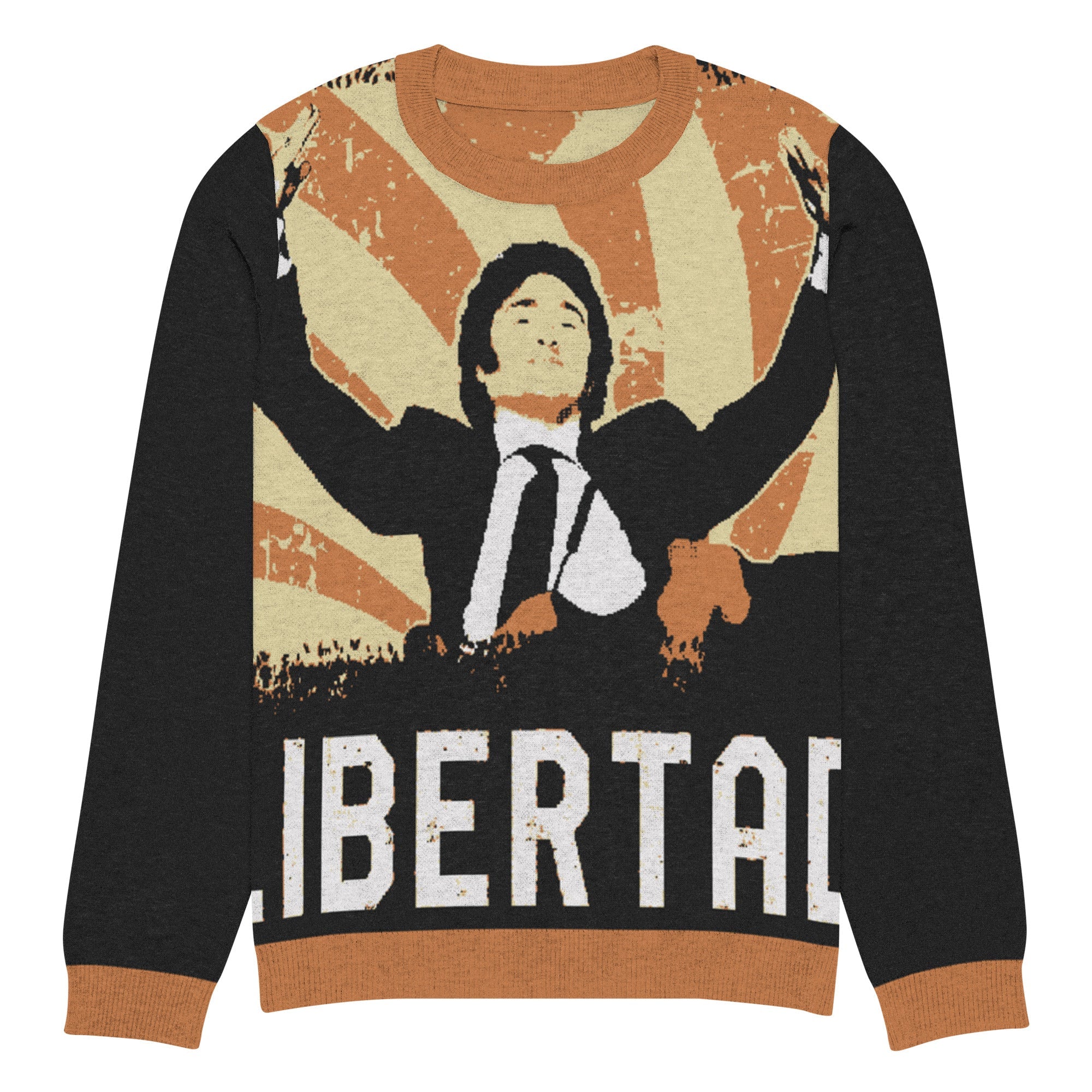 Libertad Javier Milei Knitted Ugly Christmas Sweater