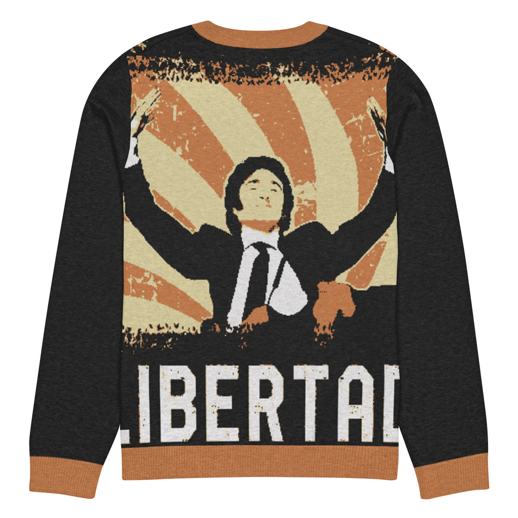 Libertad Javier Milei Knitted Ugly Christmas Sweater