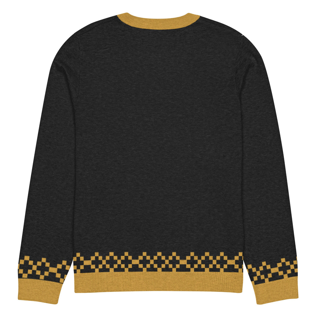 Knitted crew neck sweater