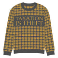 Taxation is Theft Porcupine Knitted Ugly Christmas sweater