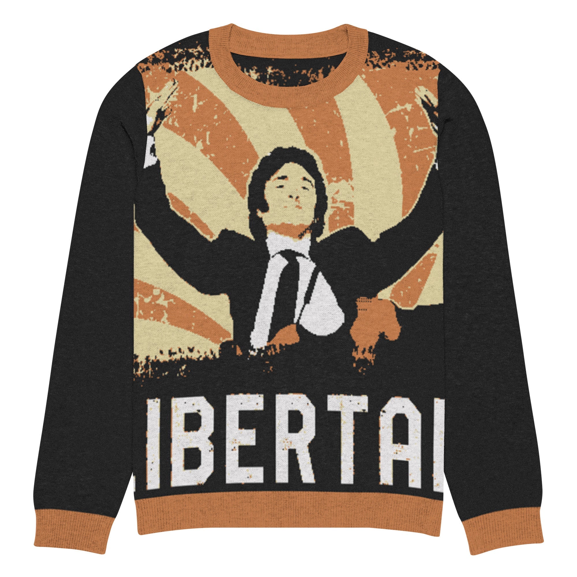 Libertad Javier Milei Knitted Ugly Christmas Sweater
