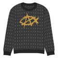 AnarchoChristian Knitted crew neck sweater