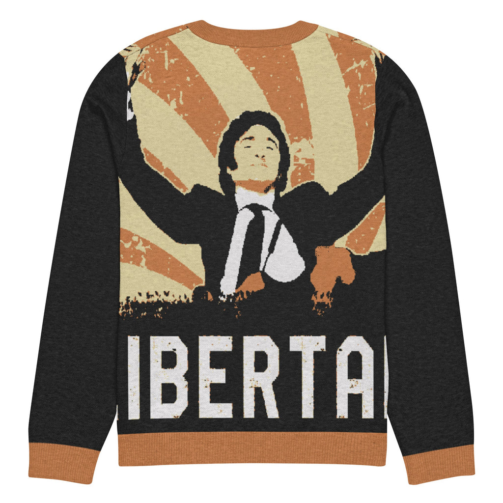 Libertad Javier Milei Knitted Ugly Christmas Sweater