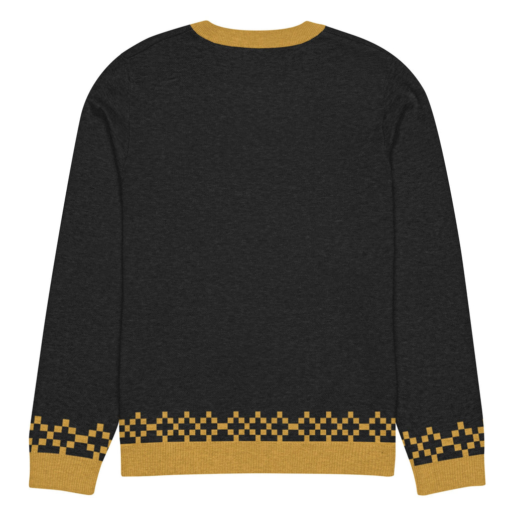 Knitted crew neck sweater