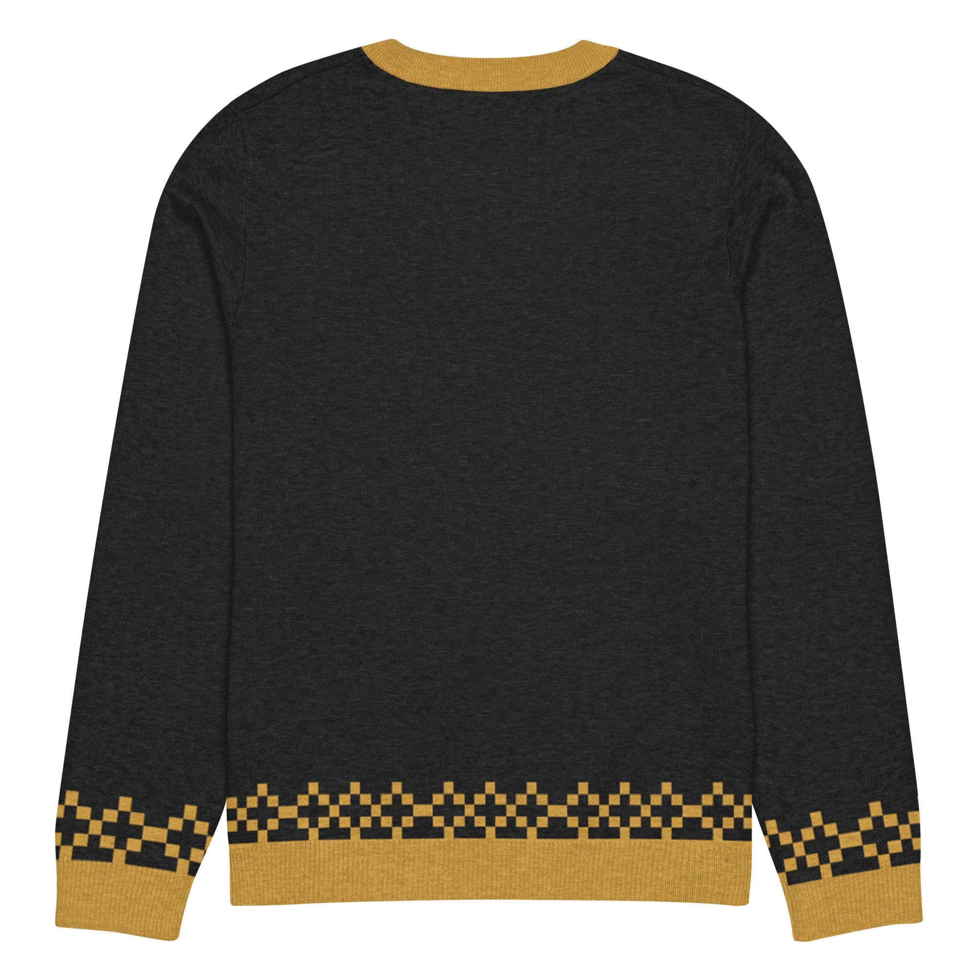 Knitted crew neck sweater