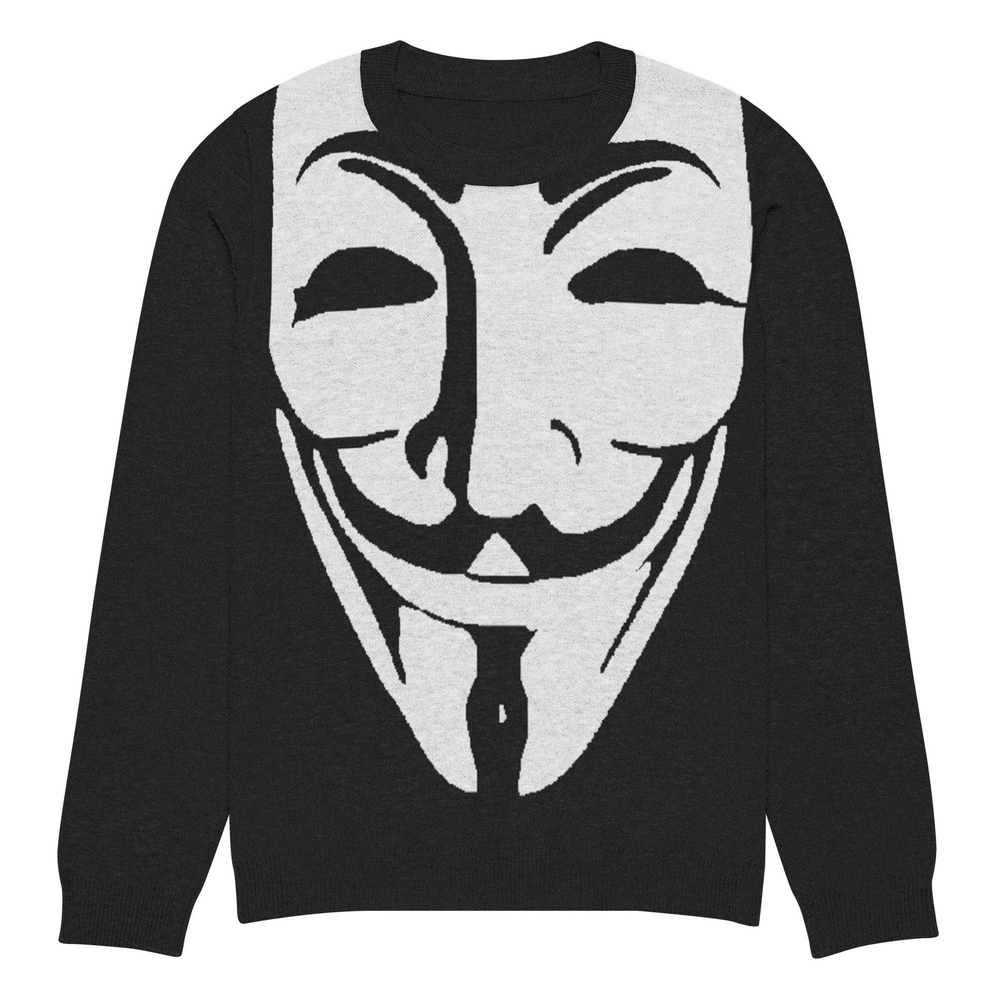 Guy Fawkes Knitted crew neck sweater