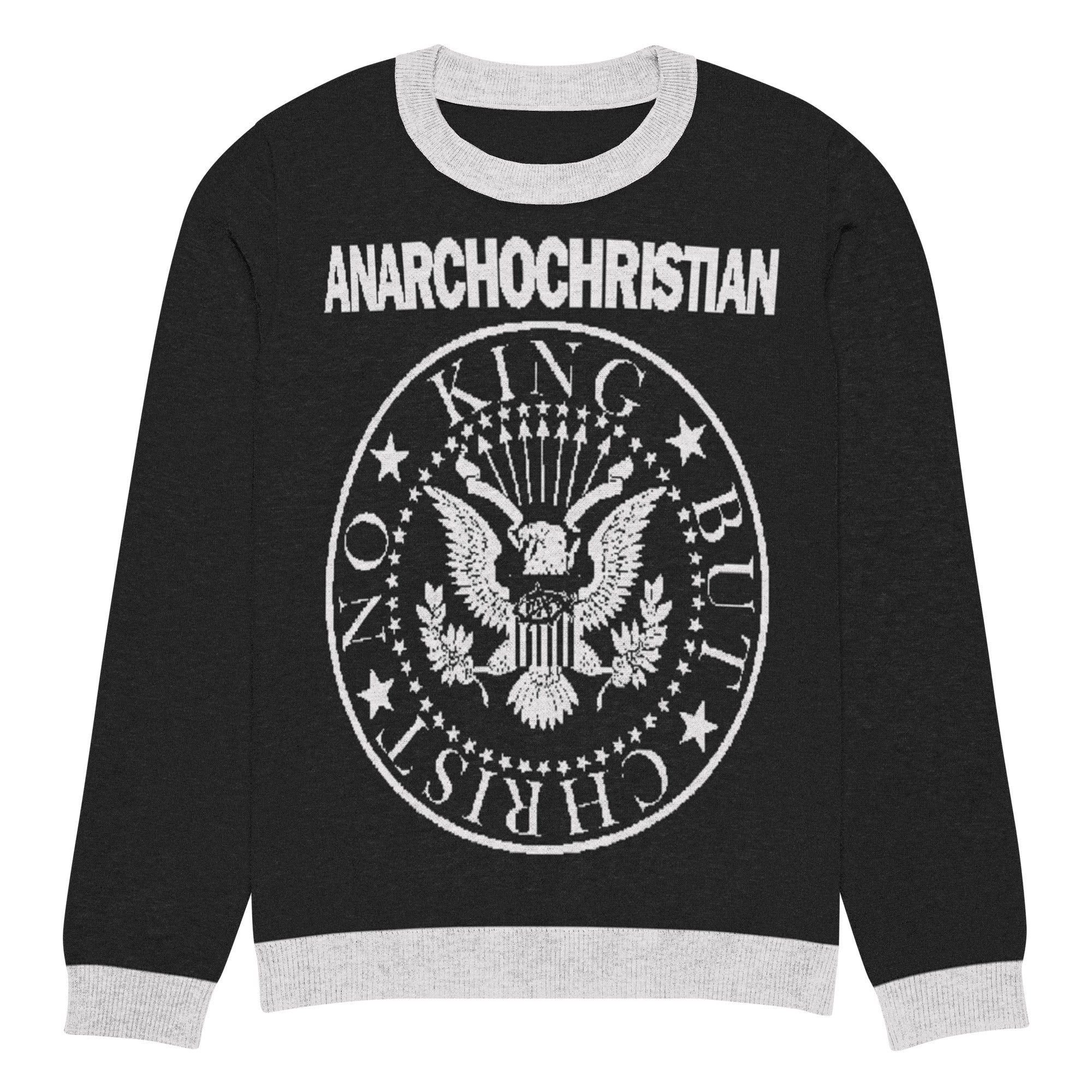 Anarchochristian Seal Knitted sweater