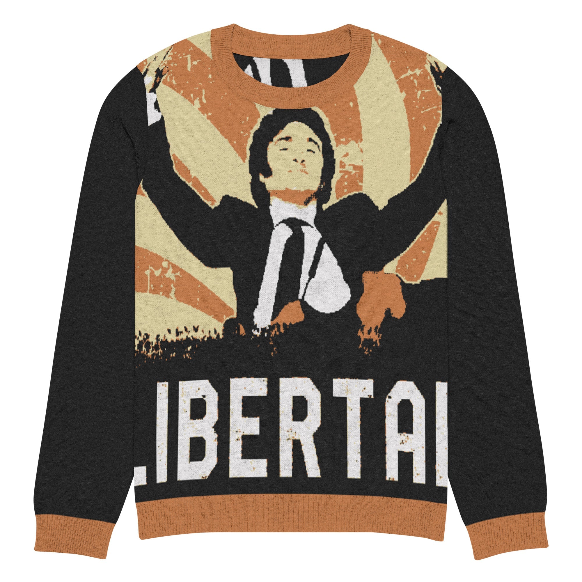 Libertad Javier Milei Knitted Ugly Christmas Sweater