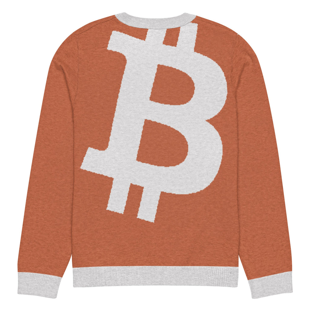 Bitcoin Knitted crew neck sweater