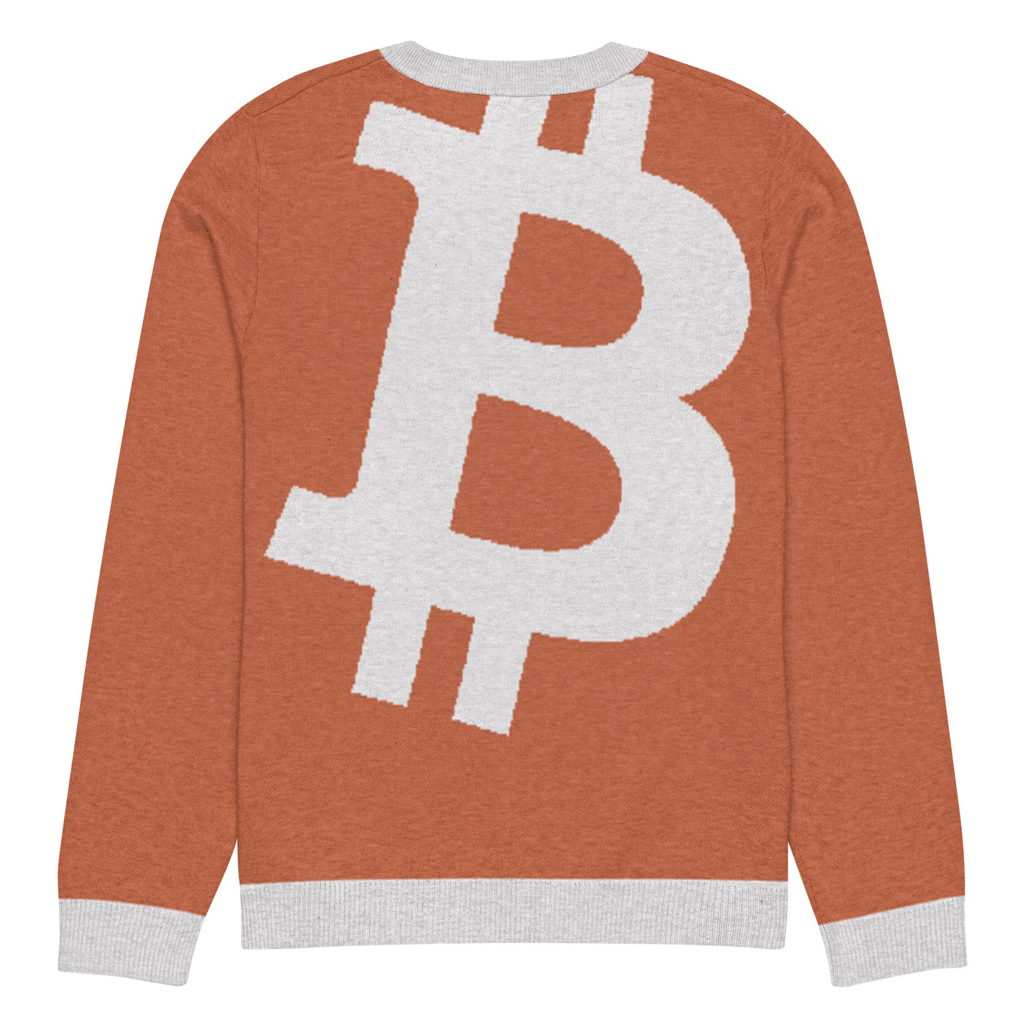 Bitcoin Knitted crew neck sweater