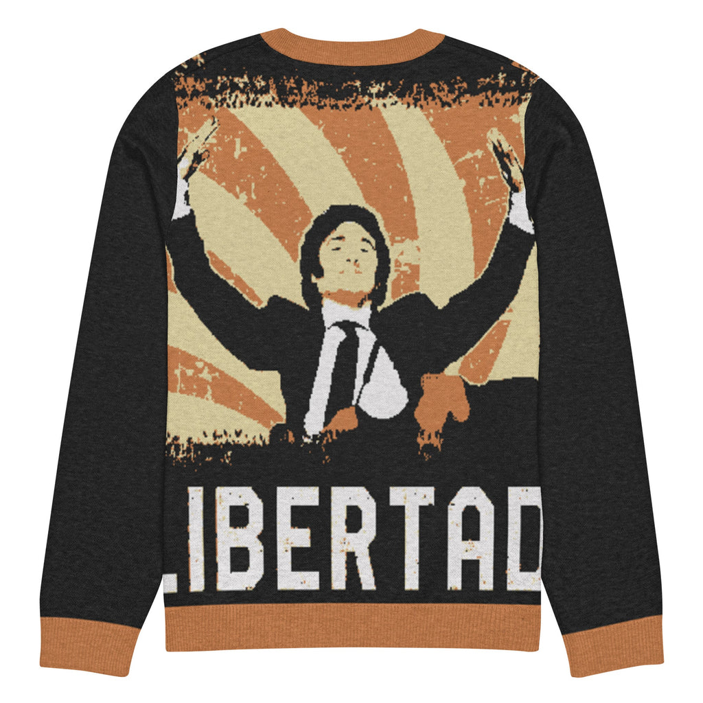 Libertad Javier Milei Knitted Ugly Christmas Sweater