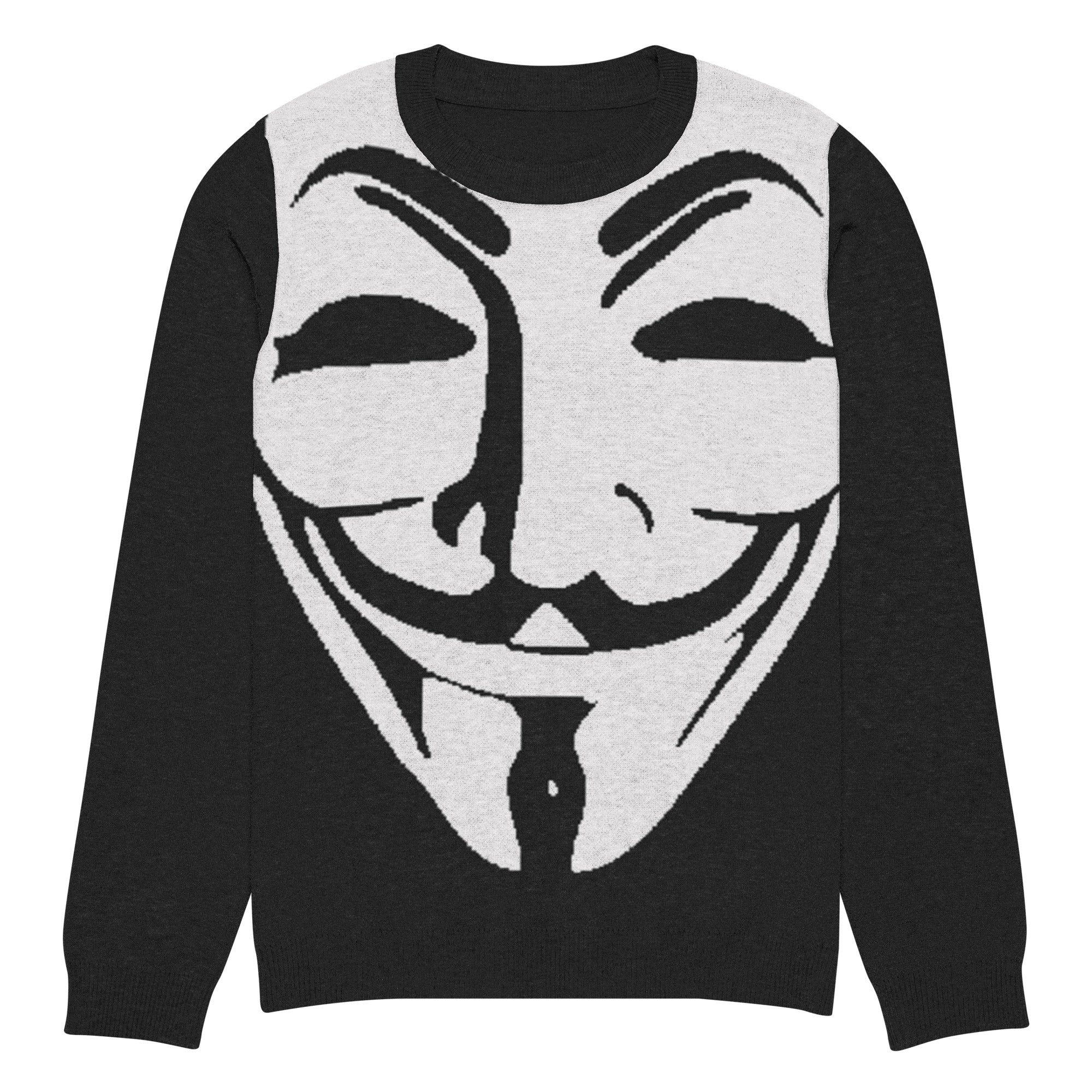 Guy Fawkes Knitted crew neck sweater