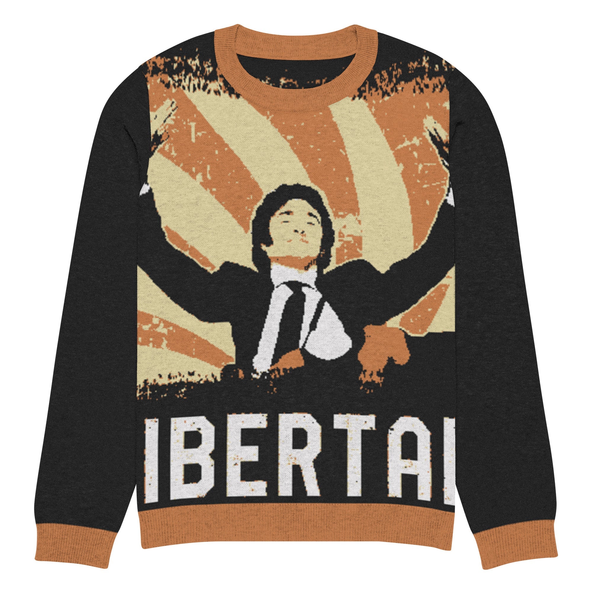 Libertad Javier Milei Knitted Ugly Christmas Sweater